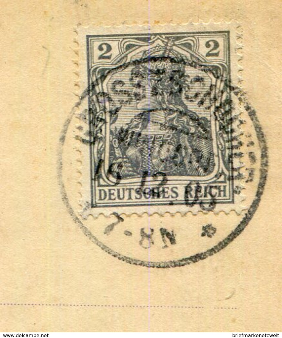 Deutsches Reich / 1905 / Mi. 83 EF A. Postkarte O GROSSZCHOCHER (10361) - Briefe U. Dokumente