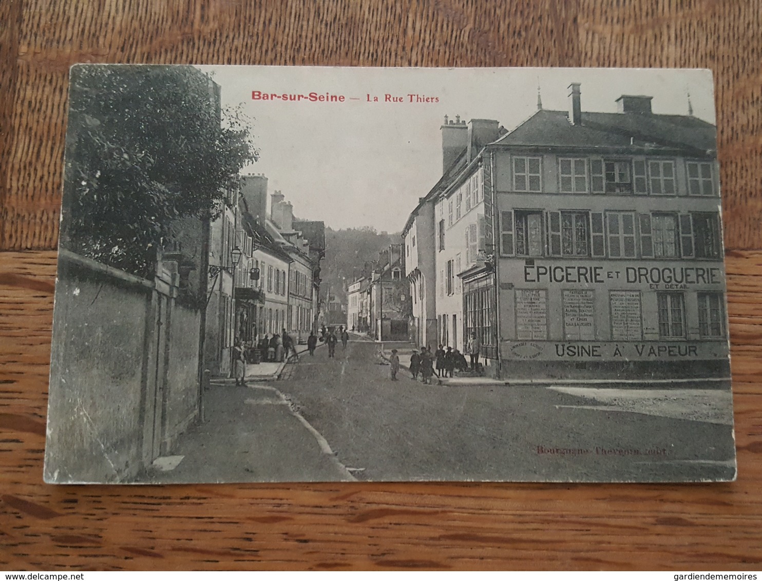 Bar Sur Seine - La Rue Thiers - Epicerie Et Droguerie, Usine à Vapeur - DA - Bar-sur-Seine