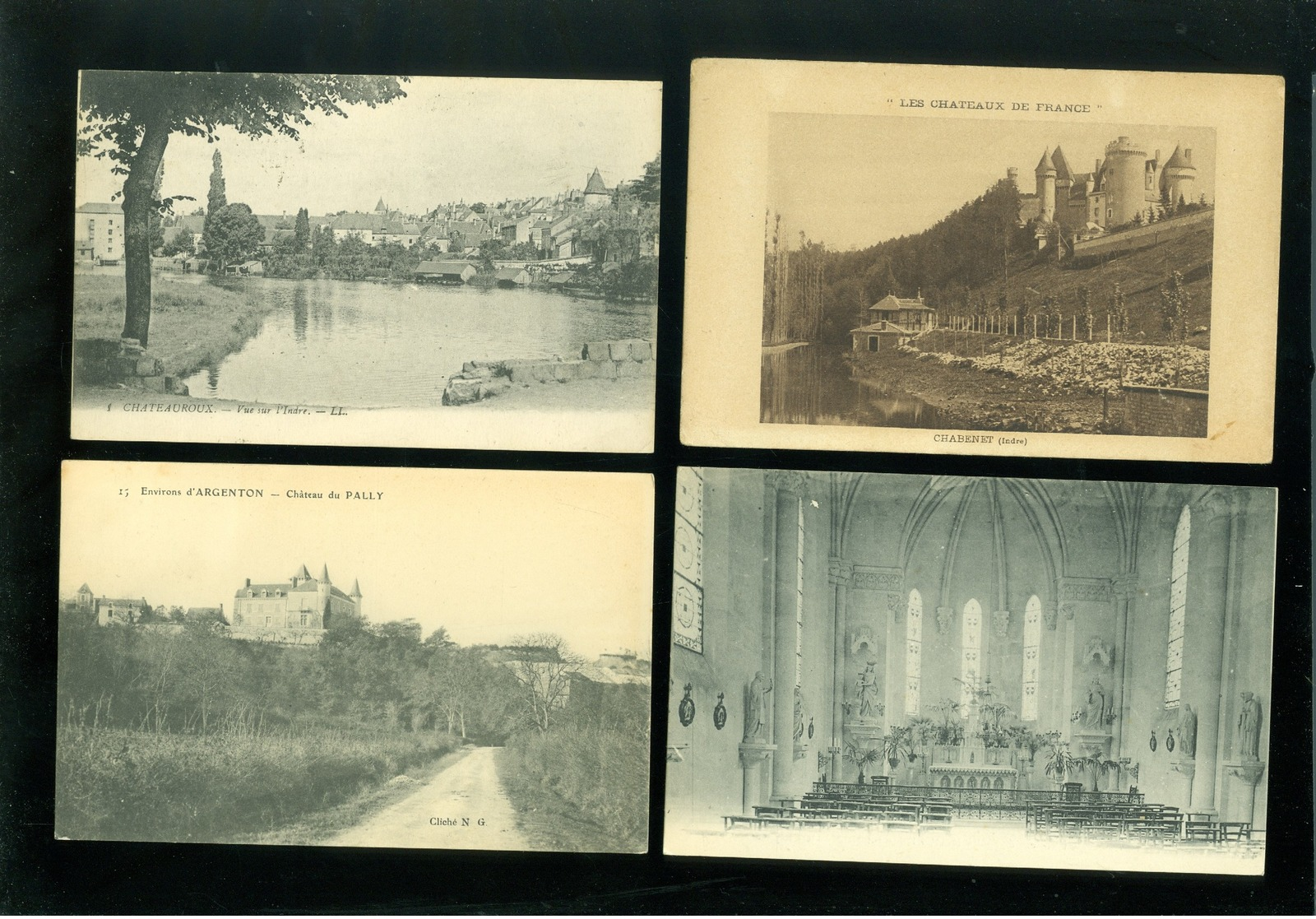 Lot de 60 cartes postales de France  Indre       Lot van 60 postkaarten van Frankrijk ( 36 ) - 60 scans