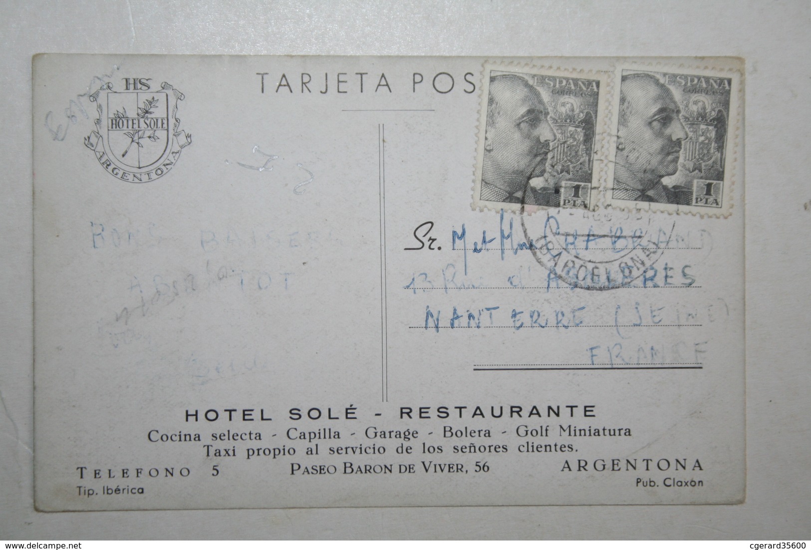 Espagne - Hôtel Solé - Restaurante - Argentona - Hotels & Gaststätten