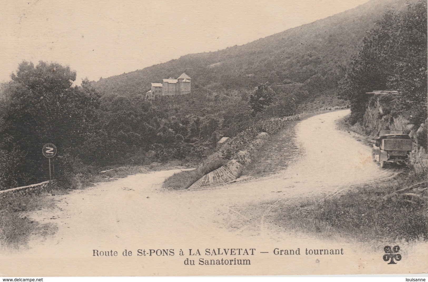 18 / 6 / 112  -  ROUTE  DE  ST.  PONS  À  LA  SALVETAT - Saint-Pons-de-Mauchiens