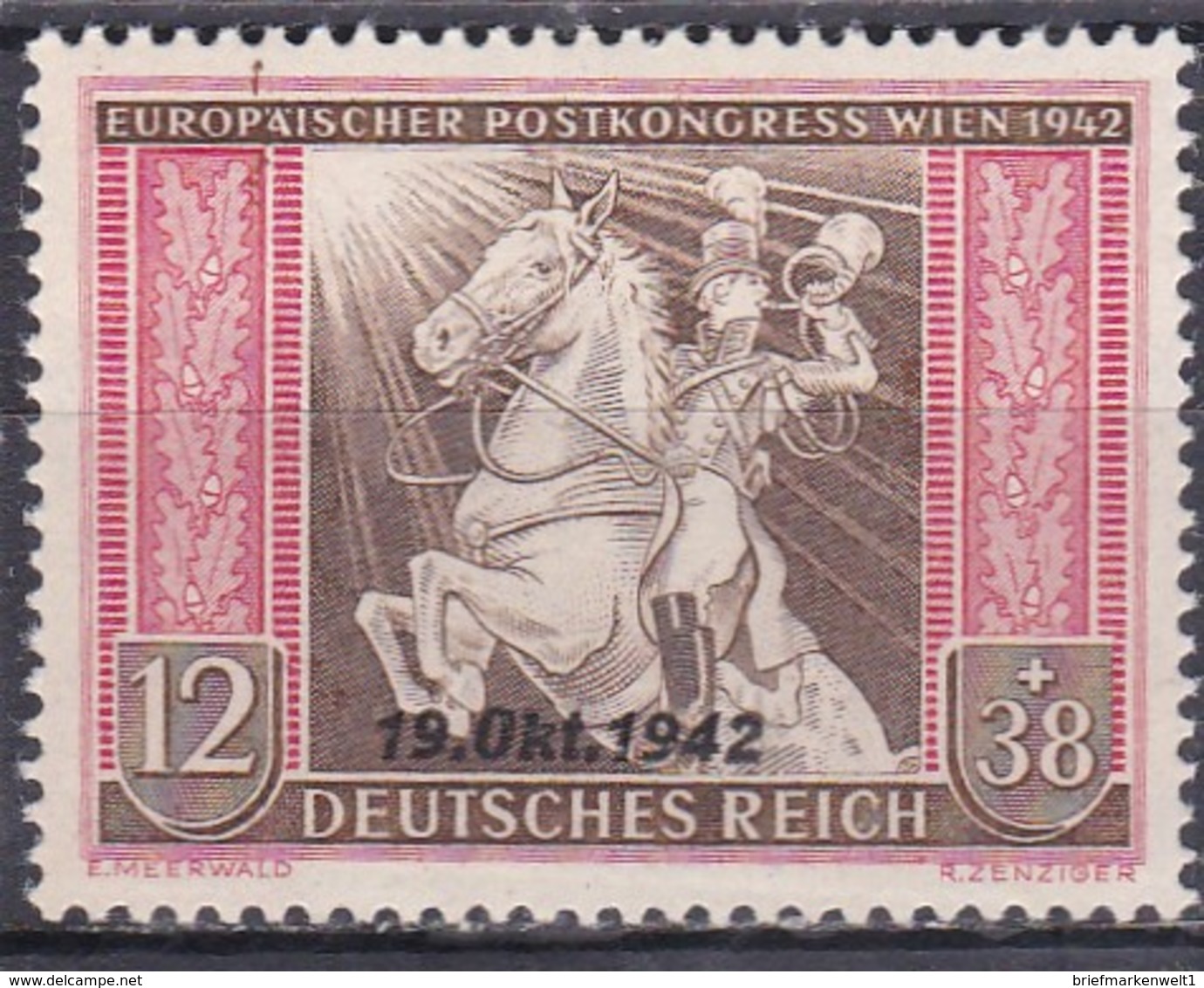 Deutsches Reich, Nr. 825 I**. (T 6161) - Abarten & Kuriositäten