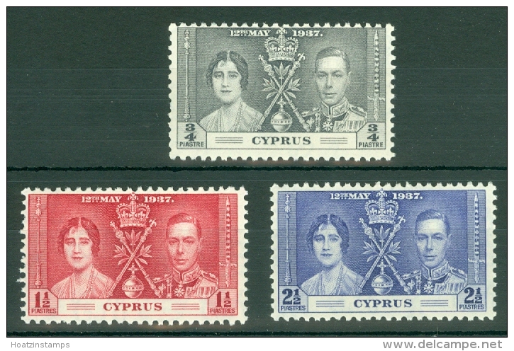 Cyprus: 1937   Coronation     MNH - Cyprus (...-1960)