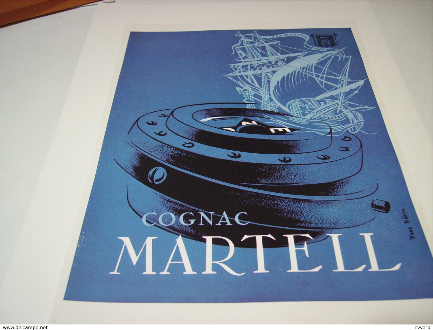 ANCIENNE PUBLICITE COGNAC  MARTELL 1964 - Alcools