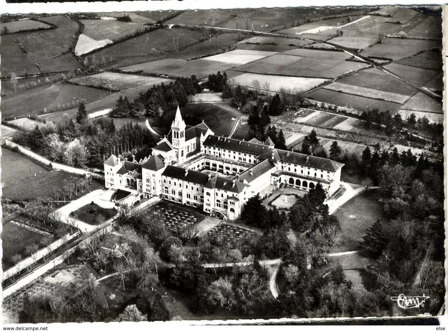 21  DOURGNE  -  ABBAYE STE SEHOLASTIQUE  -  CPM 1950/60 - Dourgne