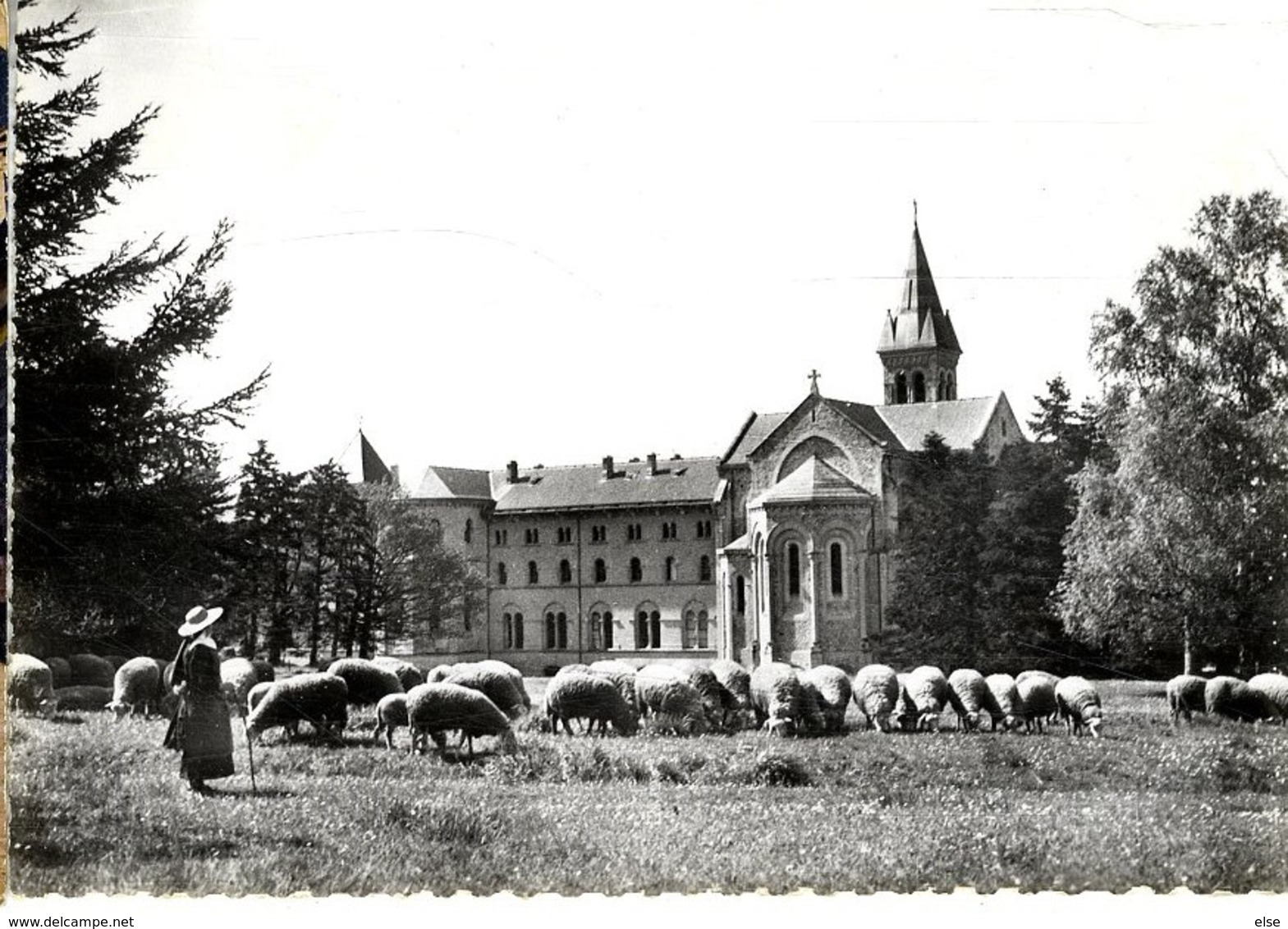 21  DOURGNE  -  ABBAYE STE SEHOLASTIQUE  -  CPM 1950/60 - Dourgne