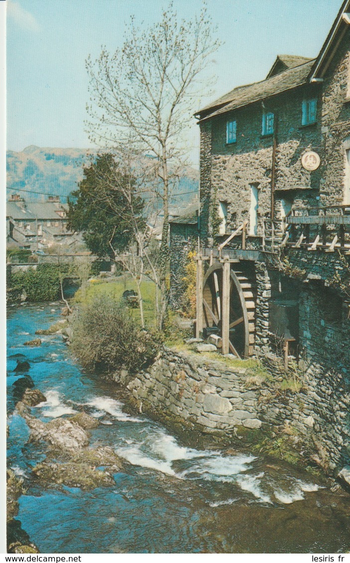 CPA - THE ENGLISH LAKES - AMBLESIDE - OLD MILL AND STOCK BECK - SANDERSON & DIXON - KLD 624 - Ambleside