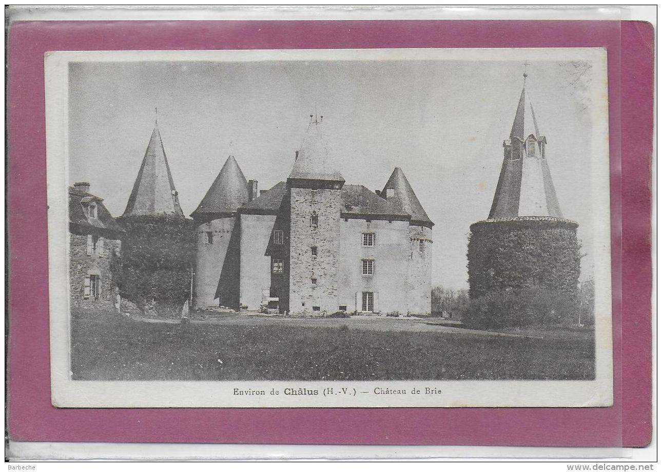 87.- Environs De CHALUS .- Château De Brie - Chalus