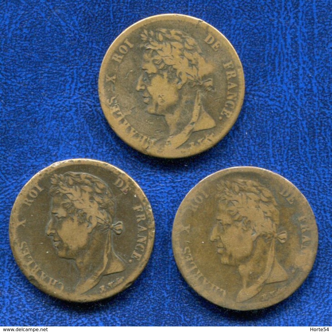 LOT 3 PIECES 5 CENT.1828A - 1830A - Autres & Non Classés