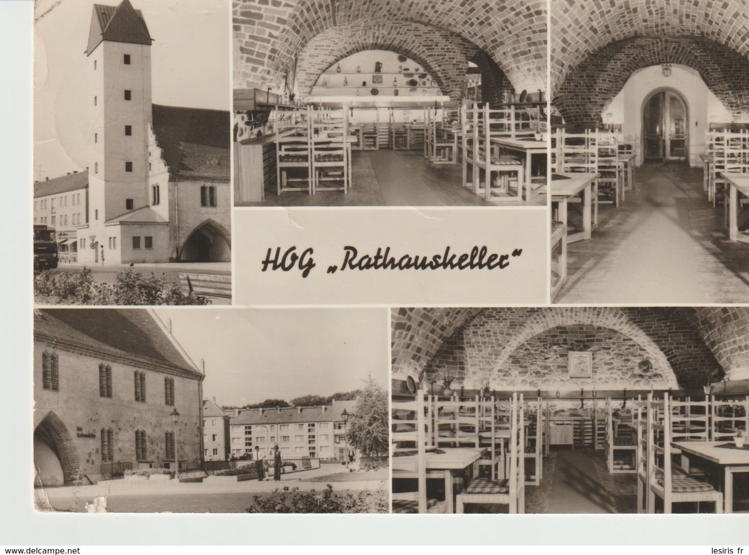 CPA - PHOTO - FURSTENWALDE SPREE - HOG - RATHAUSKELLER- EVP M 25 - Fuerstenwalde