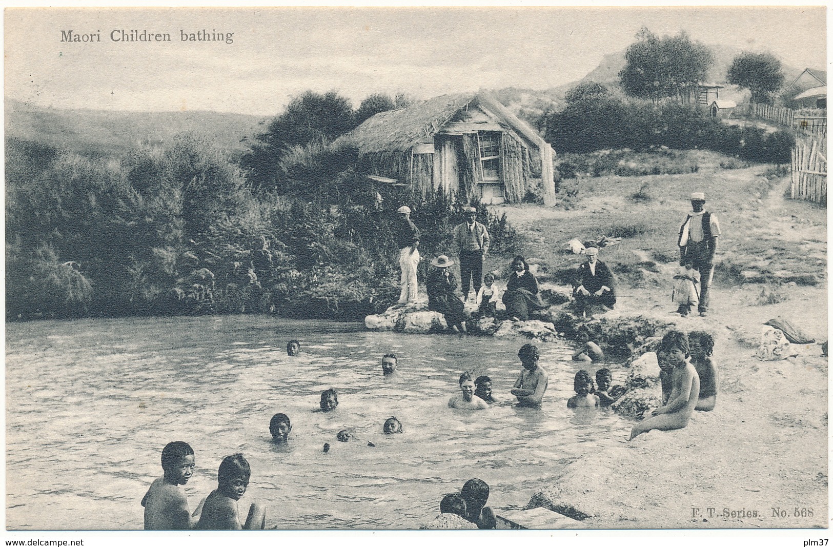 NEW ZEALAND - Maori Children Bathing - Nouvelle-Zélande