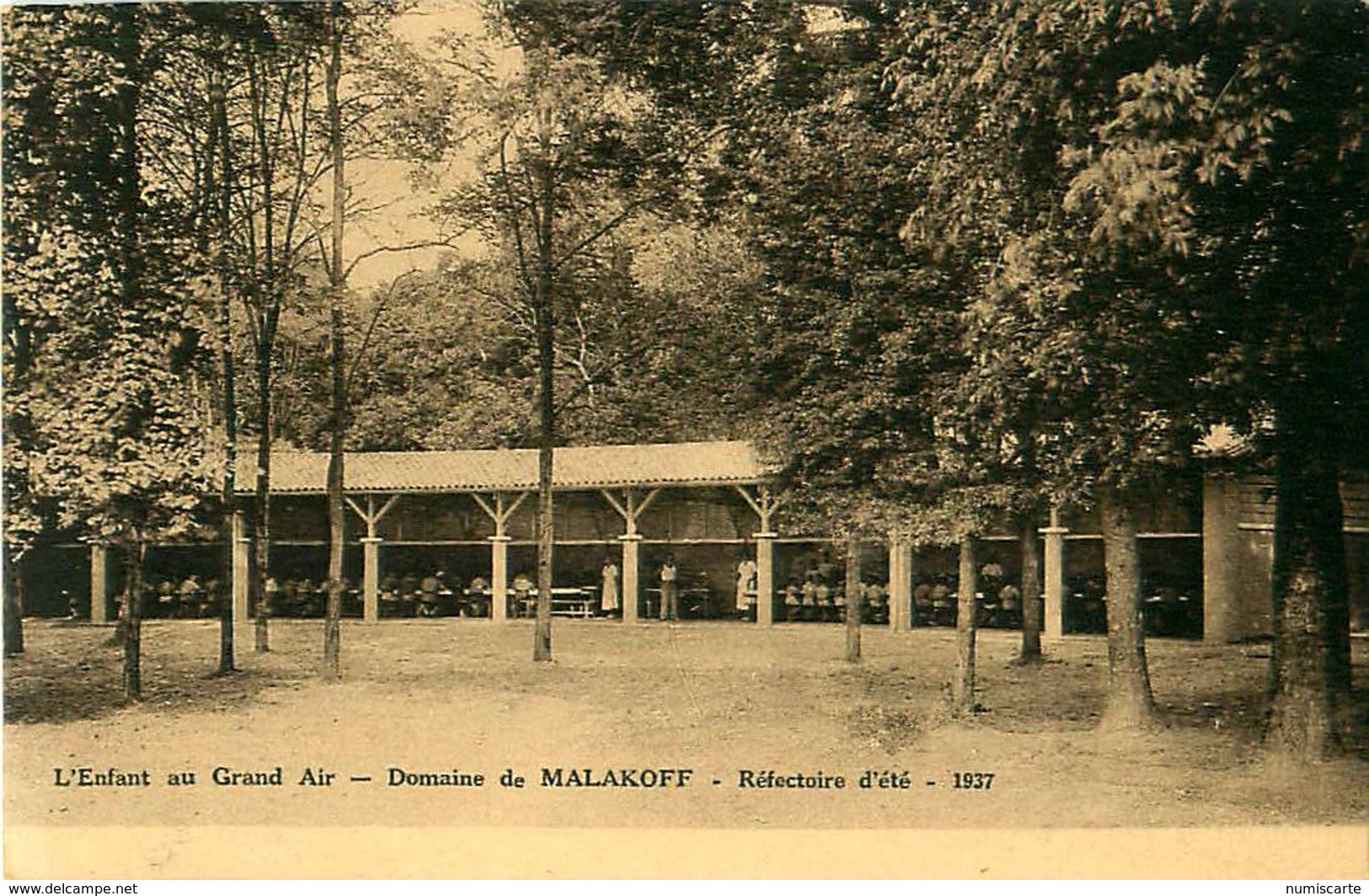 Cpa ROYAN 17 Domaine De Malakoff - L' Enfant Au Grand Air - Réfectoire D' Eté 1937 - Royan