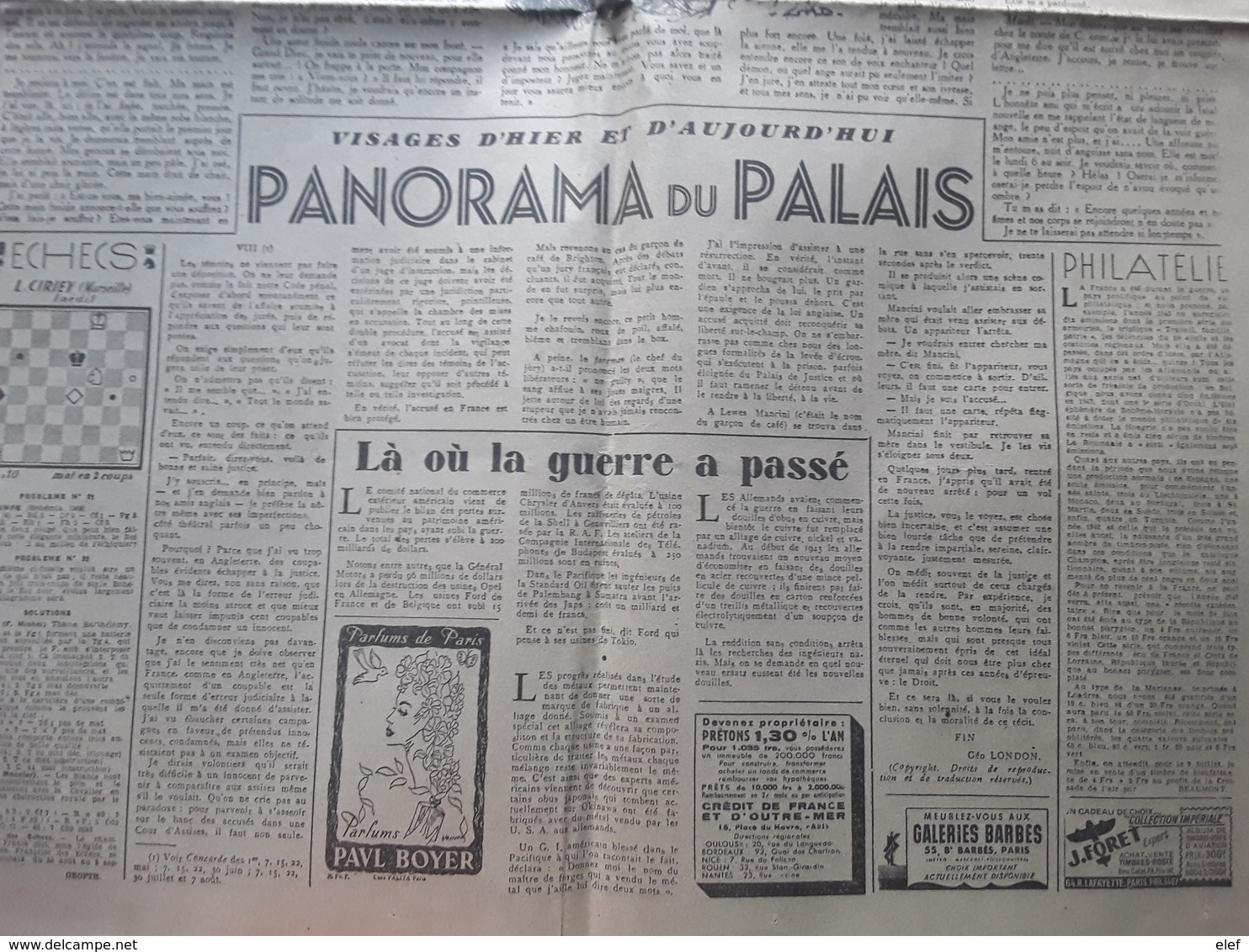 Journal CONCORDE Hebdomadaire Republicain Politique Et Littéraire 23 Aout 1945 Procès PETAIN ,Postdam,philatelie 6 Pages - Altri & Non Classificati