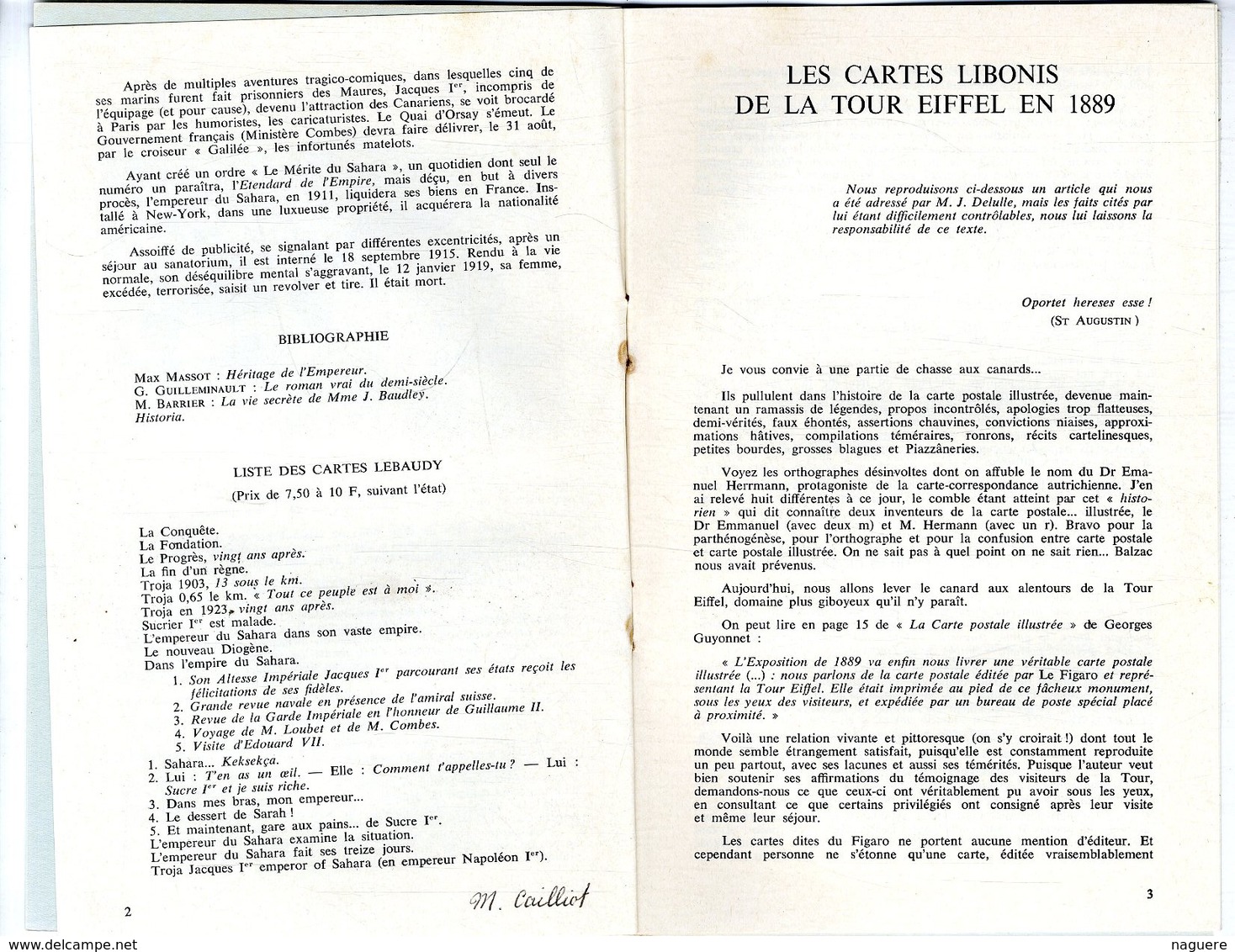 LE CARTOPHILE  MARS 1970  N° 16  -  16 PAGES L EMPEREUR DU SAHARA LES CARTES LIBONIS  VOYAGES    Etc .. - French