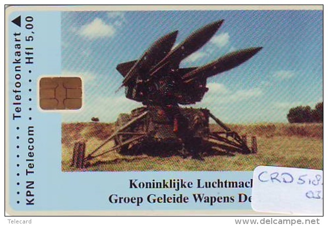 Nederland CHIP TELEFOONKAART * CRD-518.03 * AIRFORCE ARMEE * Telecarte A PUCE PAYS-BAS * Niederlande ONGEBRUIKT * MINT - Armée