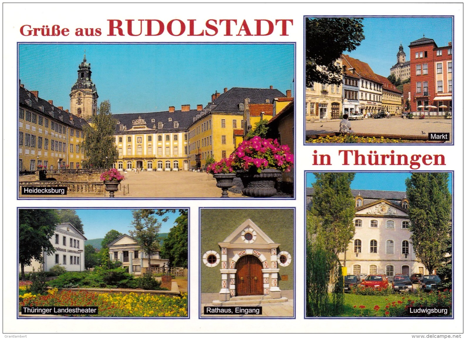 Rudolstadt In Thuringen, Germany Unused - Rudolstadt