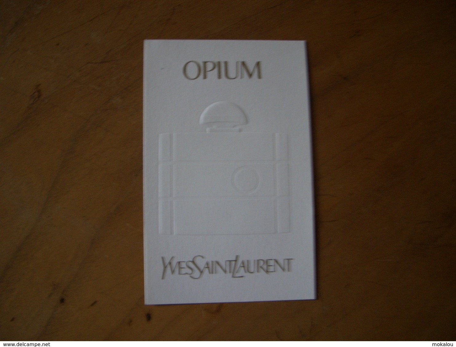 Carte YSL Opium - Modernes (à Partir De 1961)