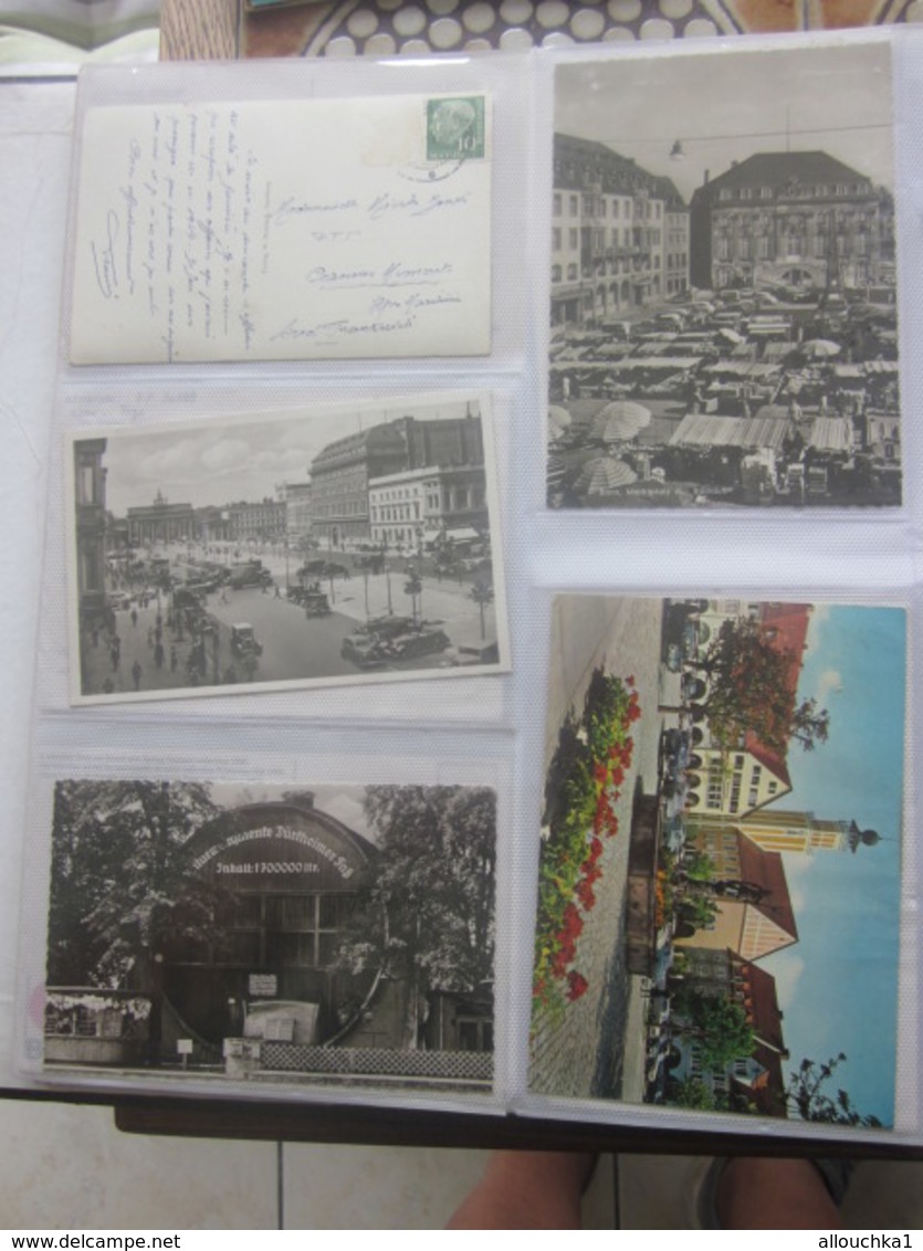 LOT de 242 CPA CPSM CARTES POSTALES de FRANCE & DIVERS ETRANGER EN ALBUM-FAIRE DÉFILER LES 50 IMAGES,VOIR SCANNS RECTO