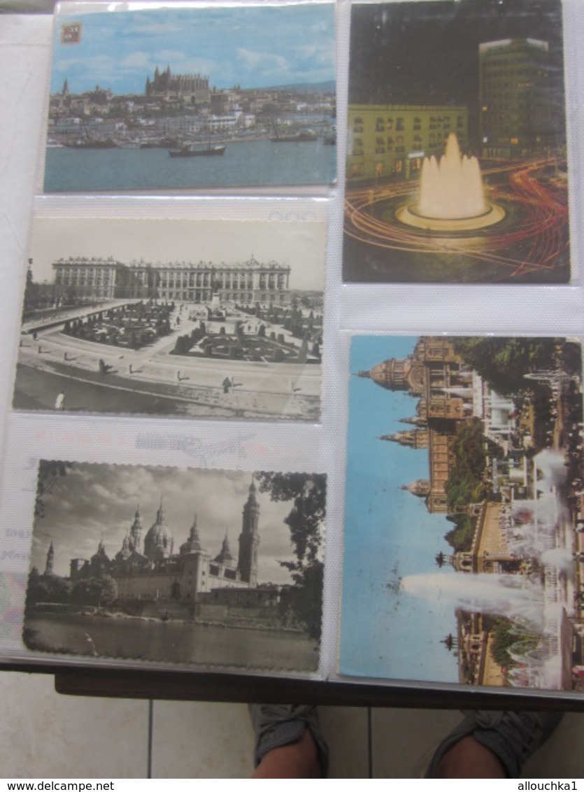 LOT de 242 CPA CPSM CARTES POSTALES de FRANCE & DIVERS ETRANGER EN ALBUM-FAIRE DÉFILER LES 50 IMAGES,VOIR SCANNS RECTO