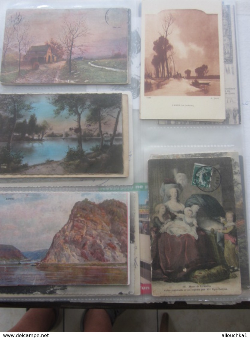 LOT de 242 CPA CPSM CARTES POSTALES de FRANCE & DIVERS ETRANGER EN ALBUM-FAIRE DÉFILER LES 50 IMAGES,VOIR SCANNS RECTO