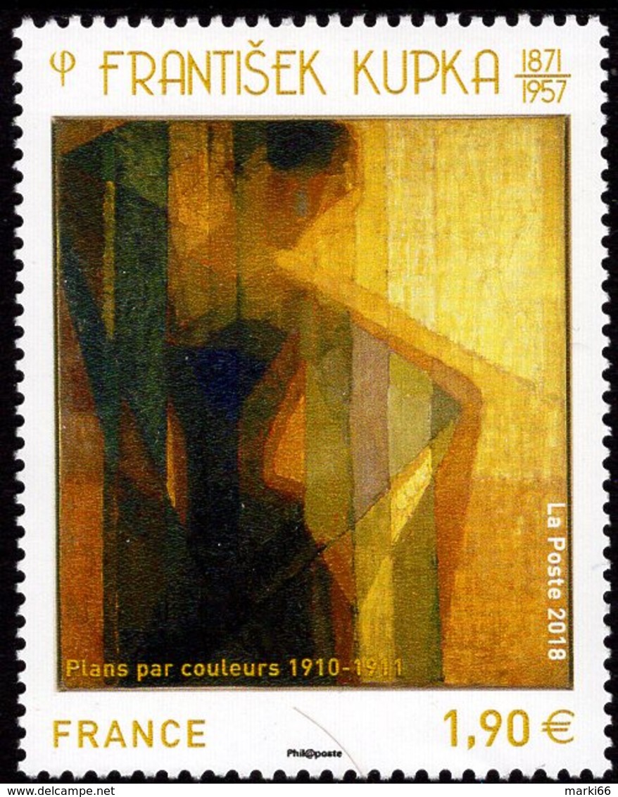 France - 2018 - Art - Frantisek Kupka - Mint Stamp - Nuevos