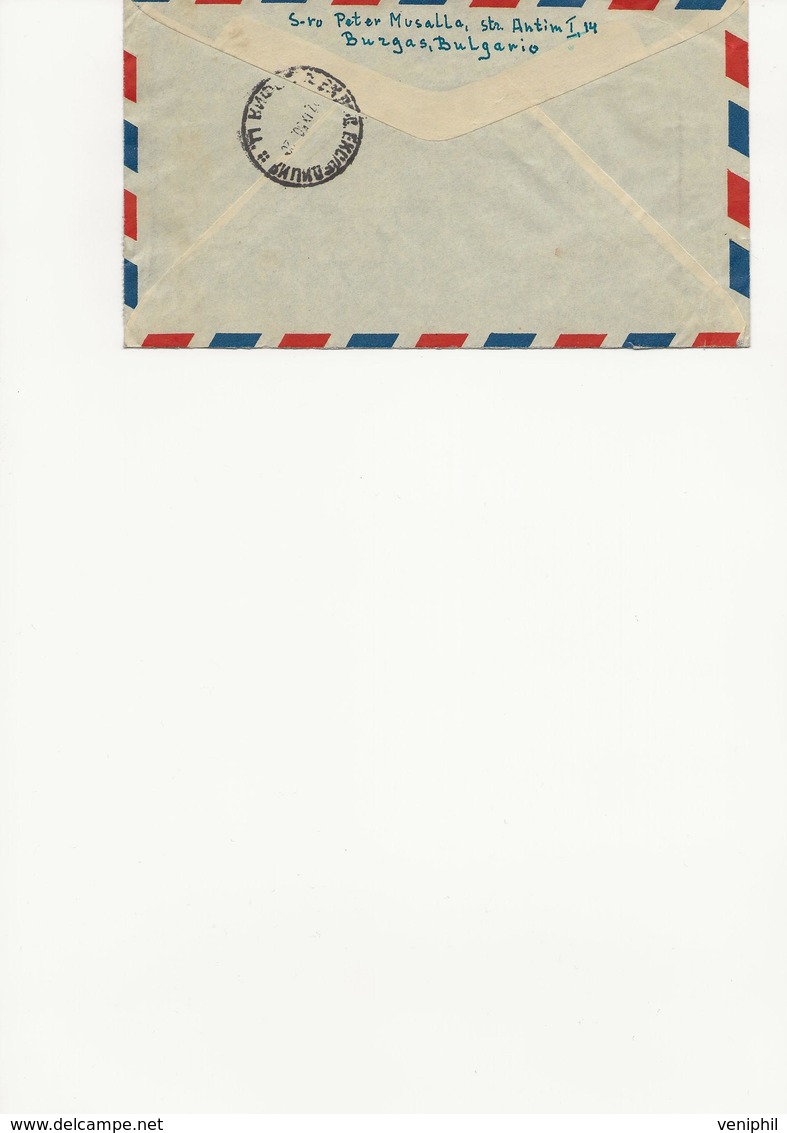 BULGARIE - LETTRE AFFRANCHIE N° 632-634-635-637-638-649 - CAD BURGAS  ANNEE 1950 - Storia Postale