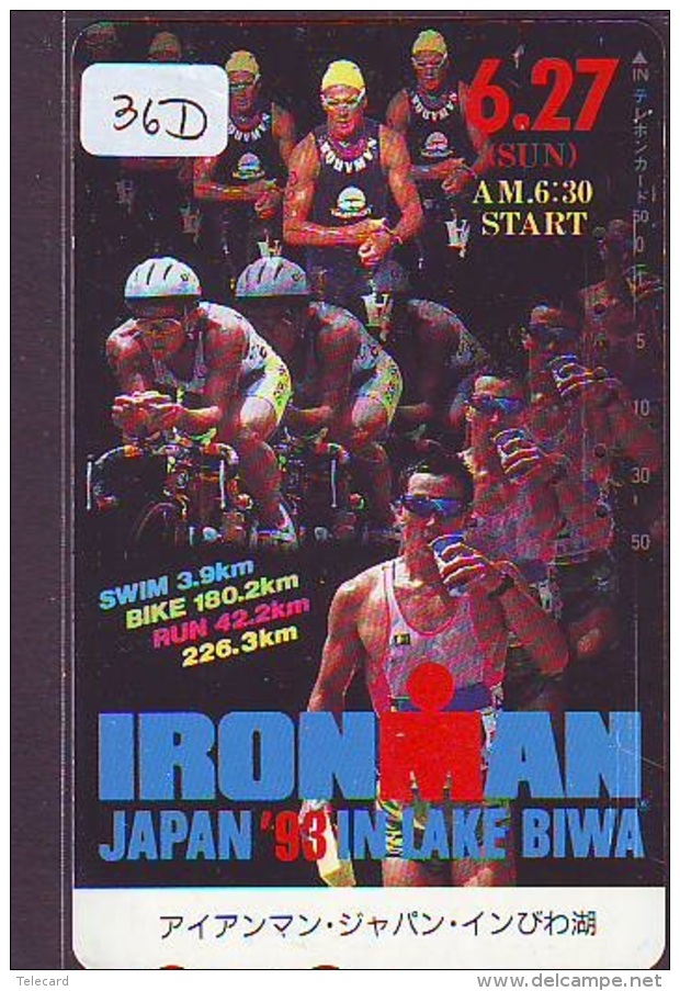 Télécarte Japon Sport - TRIATHLON (36d)  330-48339 - Sport