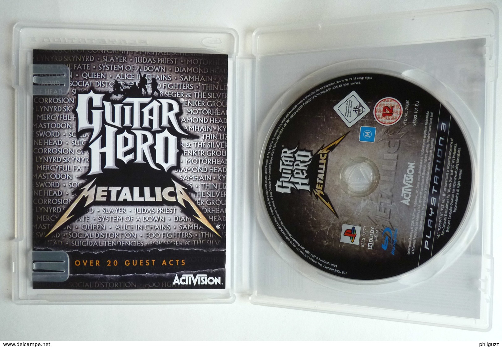 JEU Playstation JEU PS3 GUITAR HERO METALLICA AVEC BOITIER ET LIVRET - PS3