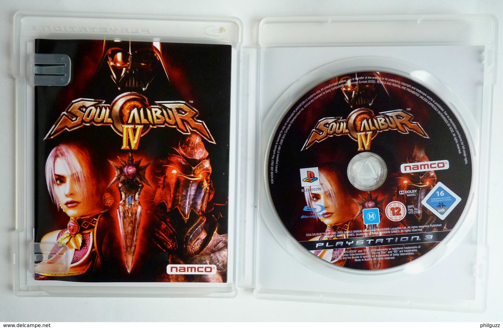 JEU Playstation JEU PS3  SOULCALIBUR IV  AVEC BOITIER ET LIVRET - PS3