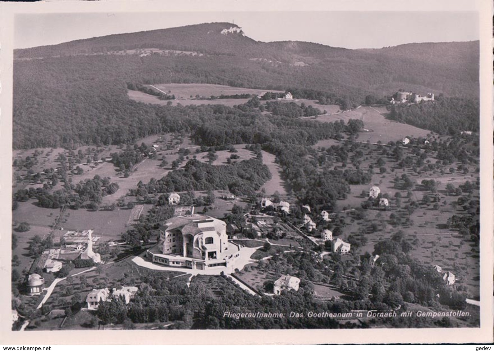 Dornach, Goetheanum Vu D'avion (1931) 10x15 - Dornach