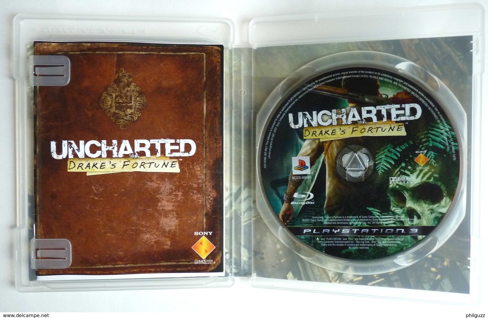 JEU Playstation JEU PS3  UNCHARTED Drake's Fortune  AVEC BOITIER ET LIVRET - PS3