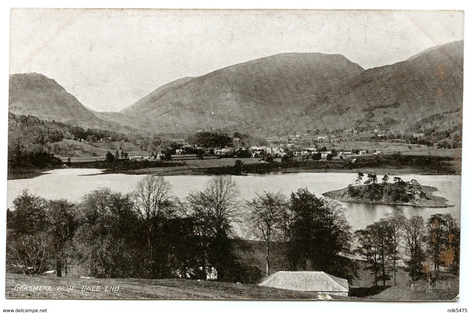 LAKE DISTRICT : GRASMERE FROM DALE END - Grasmere