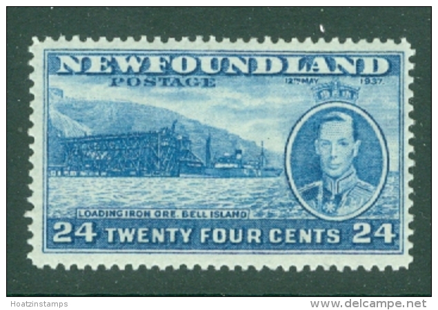 Newfoundland: 1937   Coronation Issue  SG265c   24c  [Perf: 13&frac12;]   MH - 1908-1947