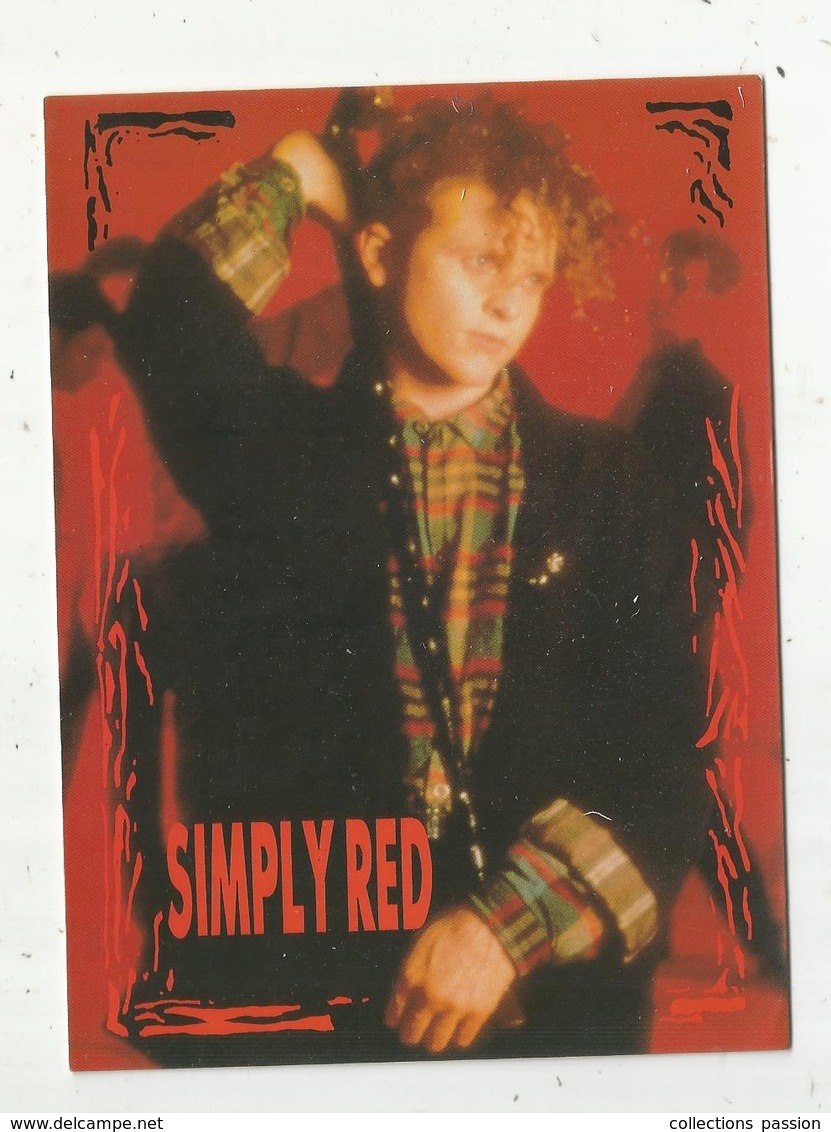 Cp, Spectacle , Musique ,musicien, Groupe ,SIMPLY RED ,1986 , Vierge - Music And Musicians