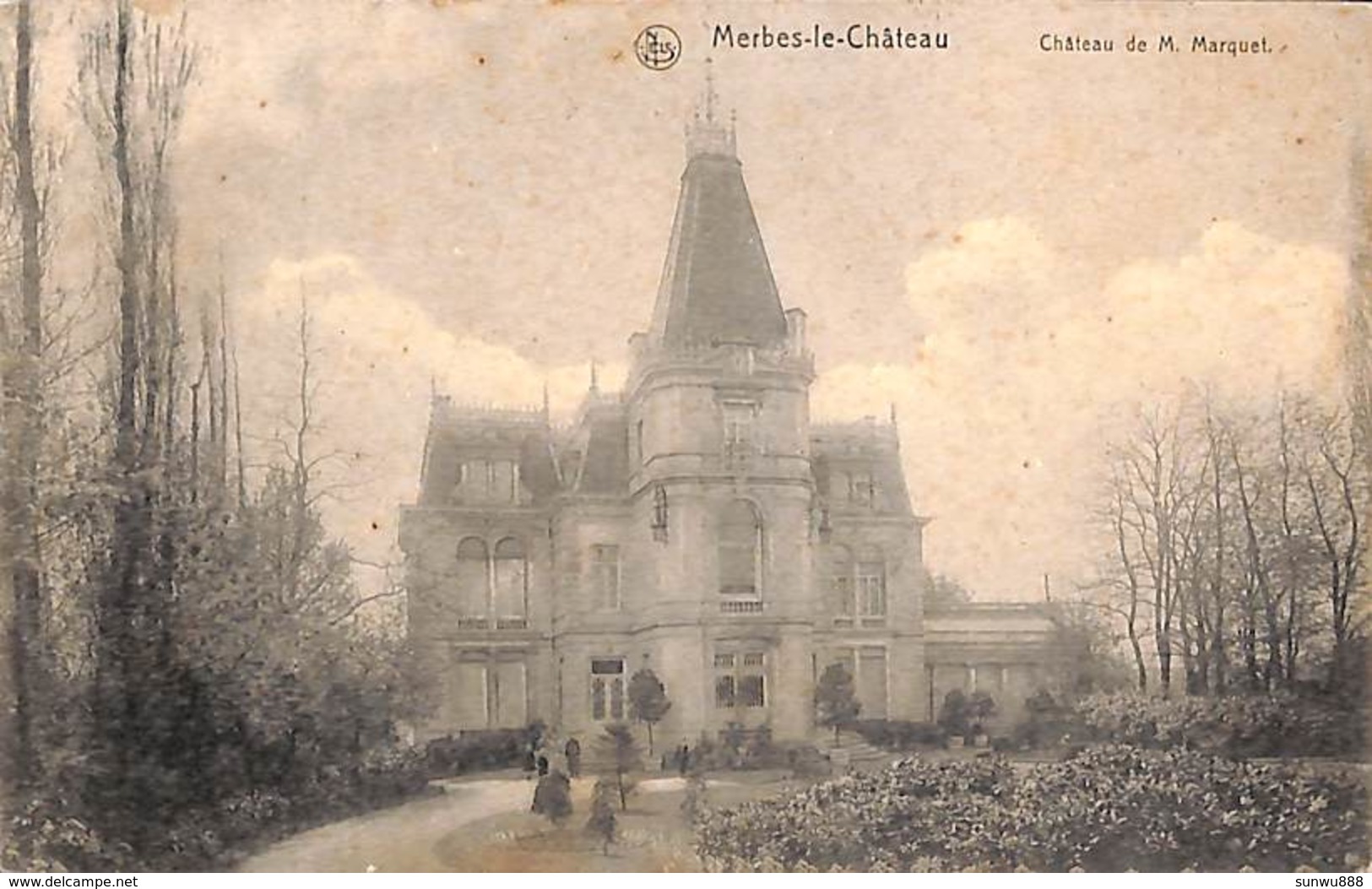 Merbes-le-Château - Château De M. Marquet (animée) - Merbes-le-Chateau