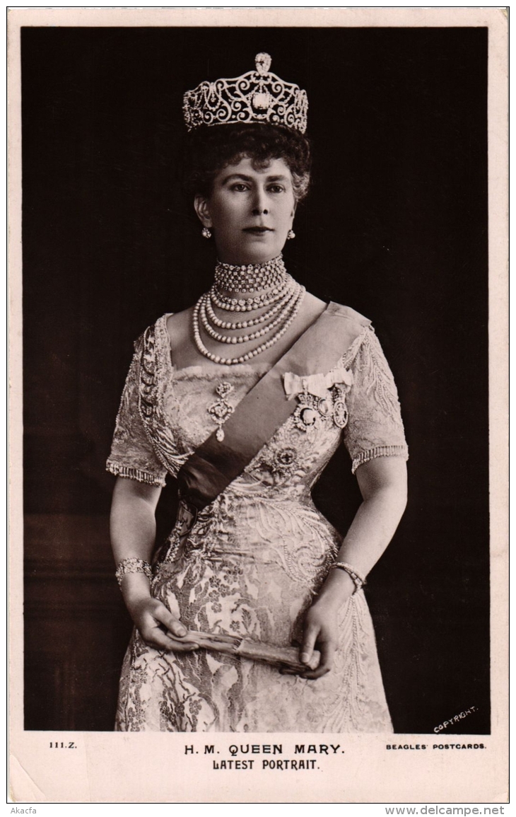 CPA Queen Mary Latest Portrait BRITISH ROYALTY (679086) - Königshäuser