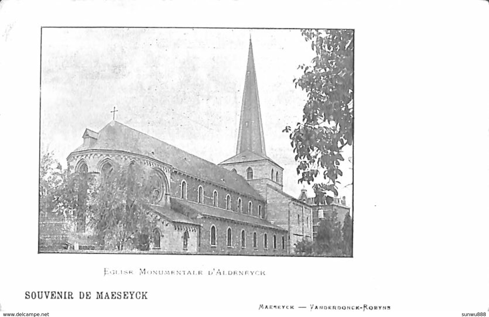 Souvenir De Maeseyck - Eglise Monumentale D'Aldeneyck (Uitg. Vanderdonck-Robyns) - Maaseik
