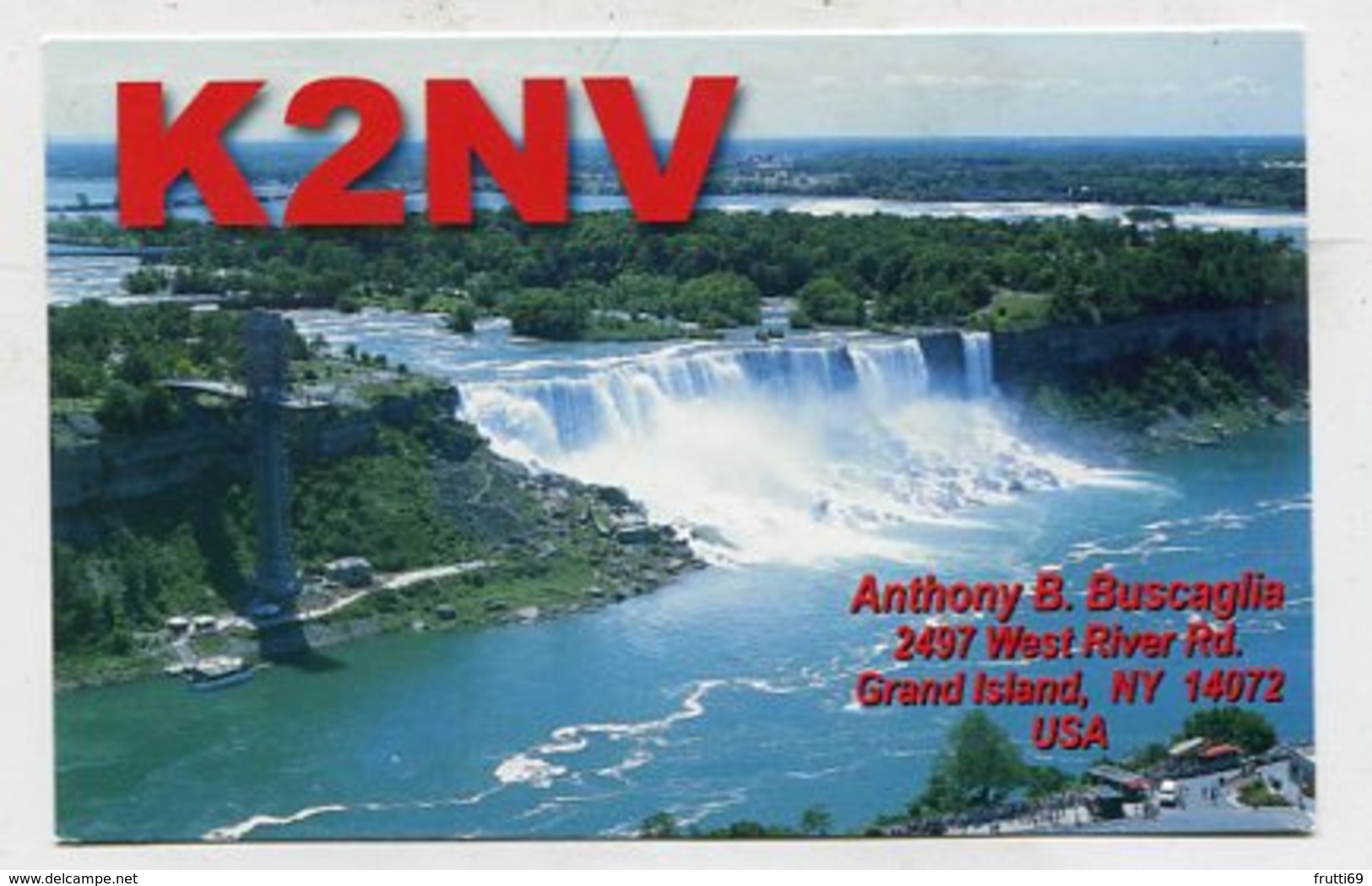 QSL Cards - AK 325408 USA - NY - Grand Island - Radio Amatoriale