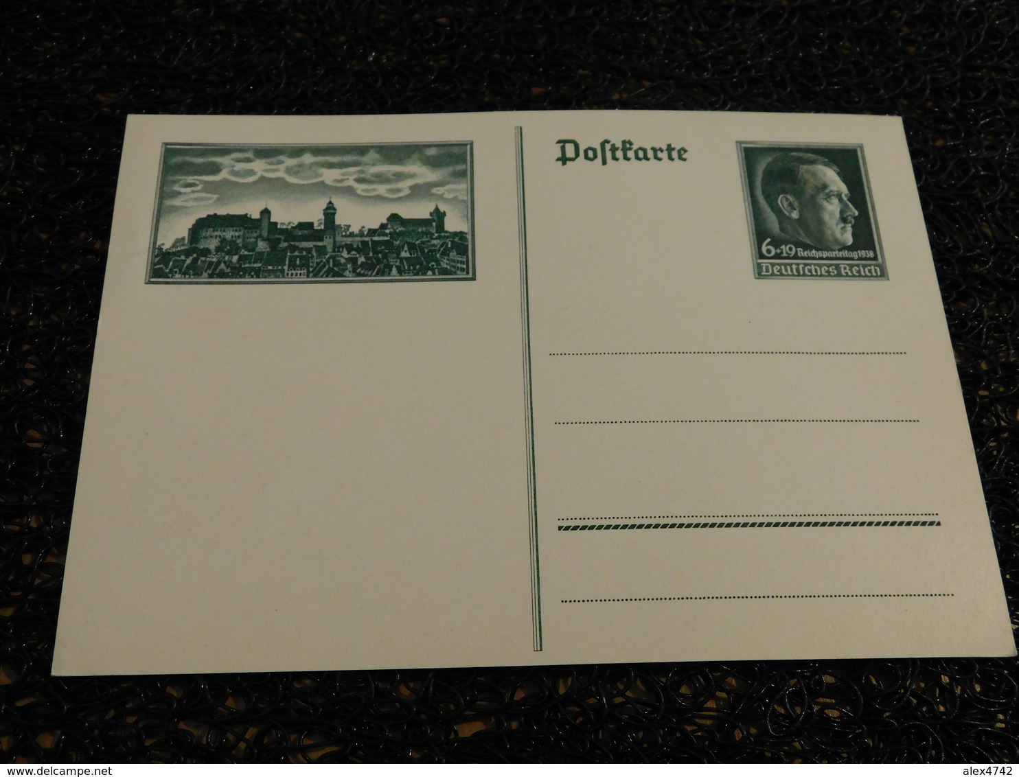 Entier Postal, Deutch Reich, Timbre Hitler  (Q5) - Sonstige & Ohne Zuordnung