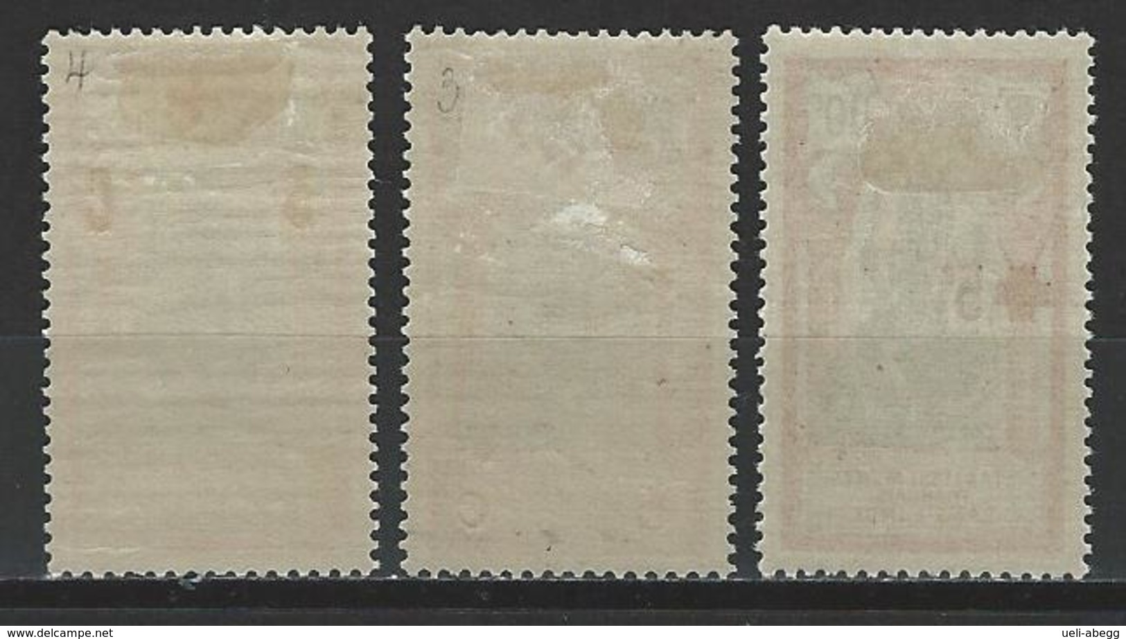 Inde Yv. 46-48, Mi 45-47 * - Unused Stamps