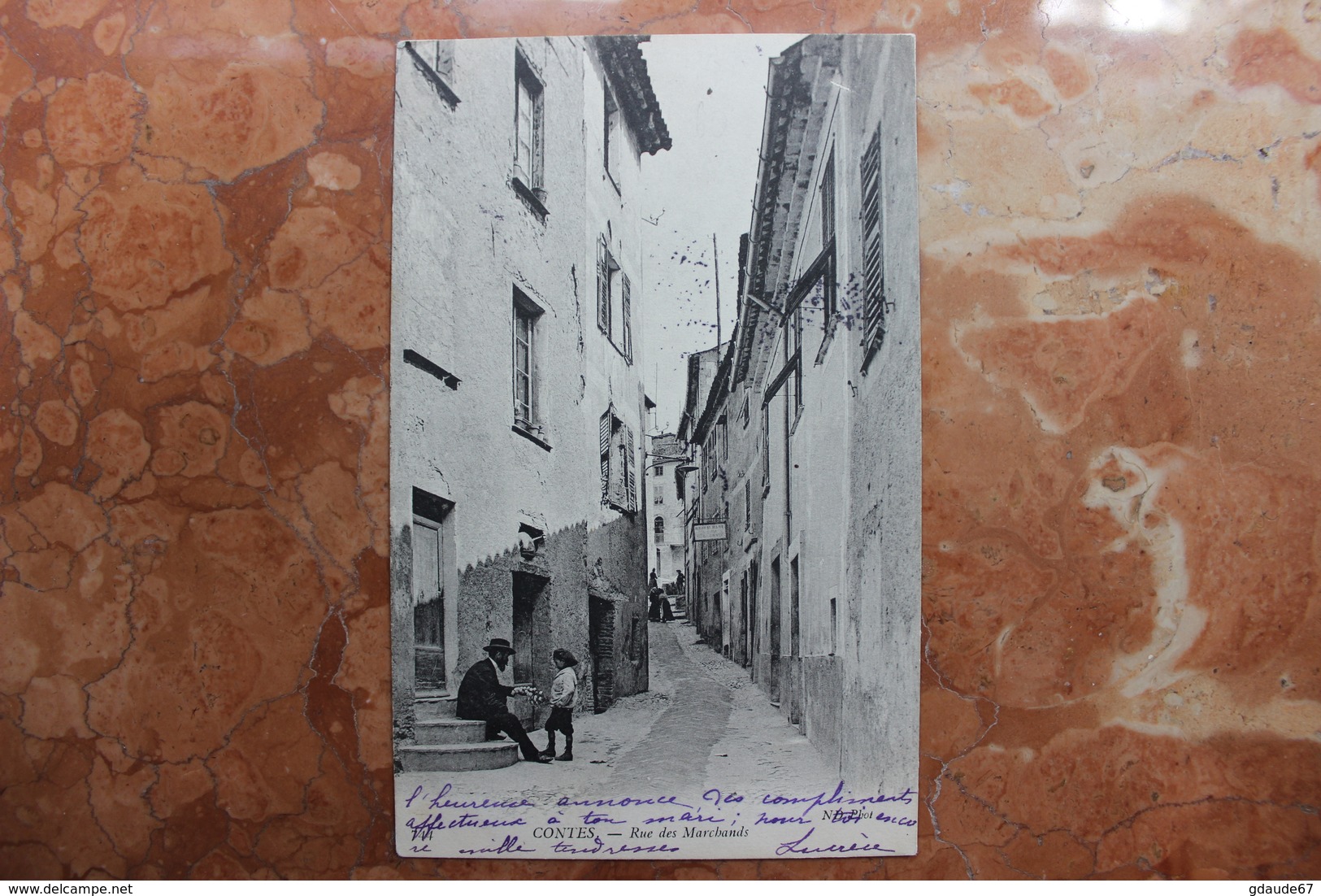 CONTES (06) - RUE DES MARCHANDS - Contes