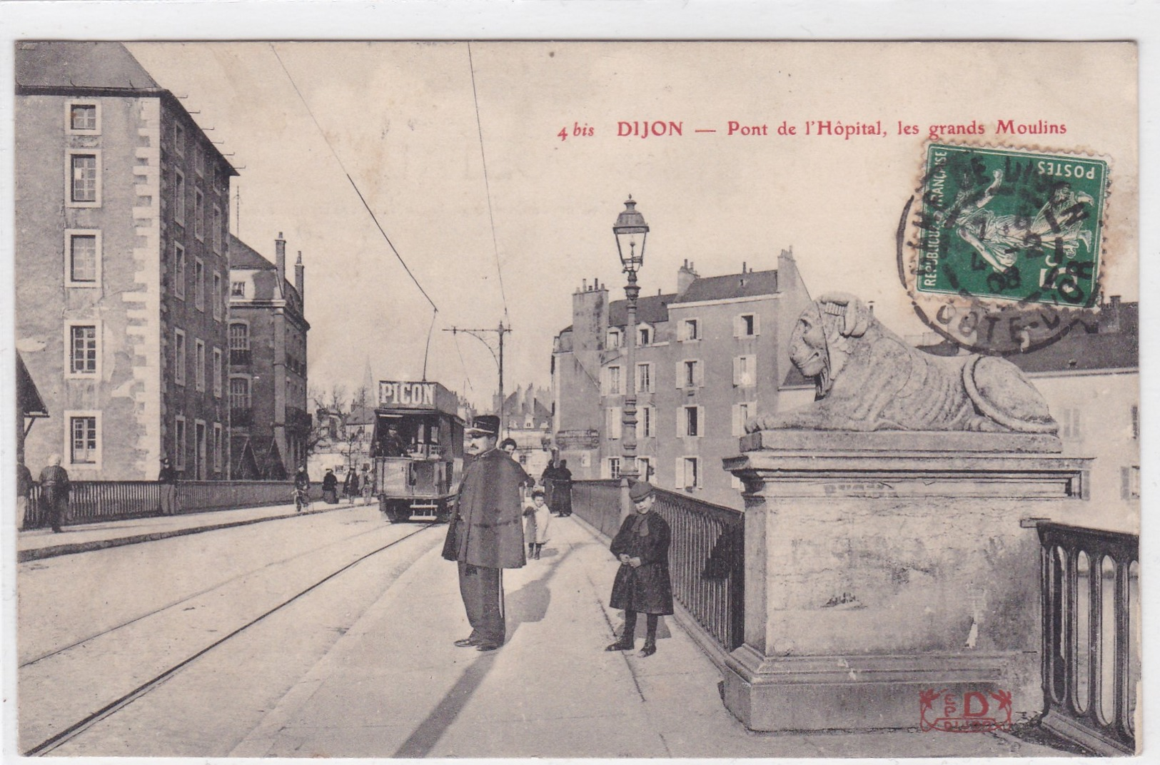 Dijon - Pont De L'Hôpital, Les Grands Moulins - Dijon