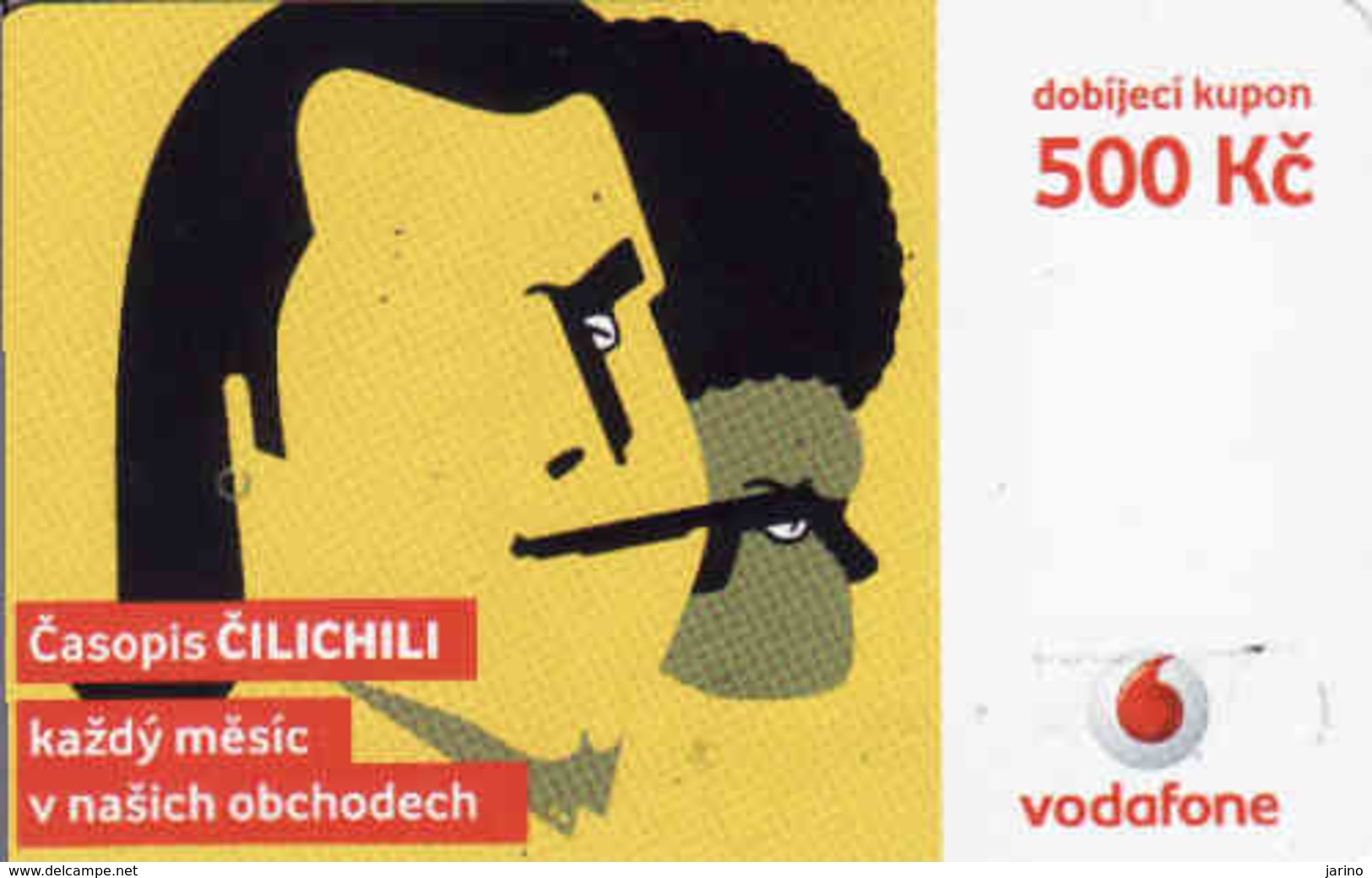 Czech Republic, Vodafone Voucher 500 Kč, - Tchéquie