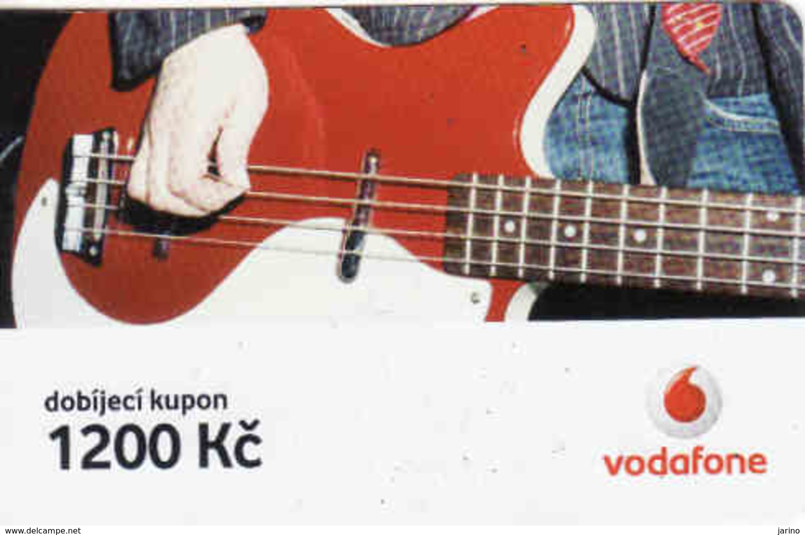 Czech Republic, Vodafone Voucher 1200 Kč, - Tchéquie