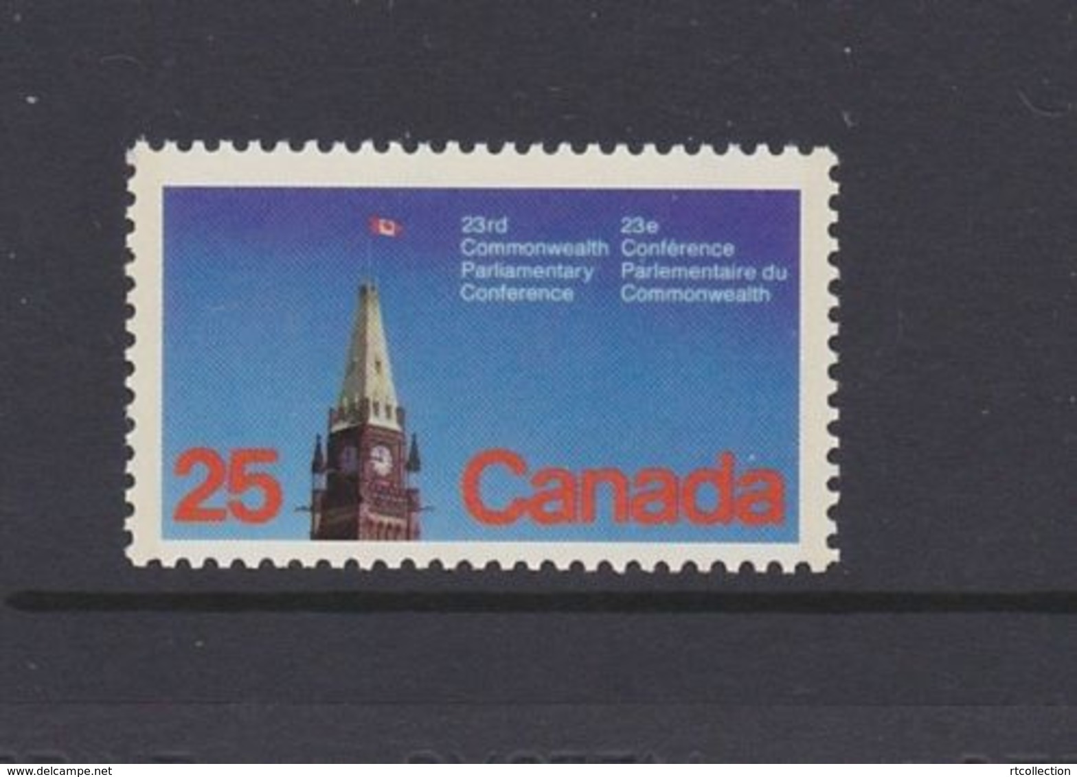 Canada 1977 - One 23rd Commonwealth Parliamentary Conference Architecture Tower Stamp MNH SG#894 - Other & Unclassified