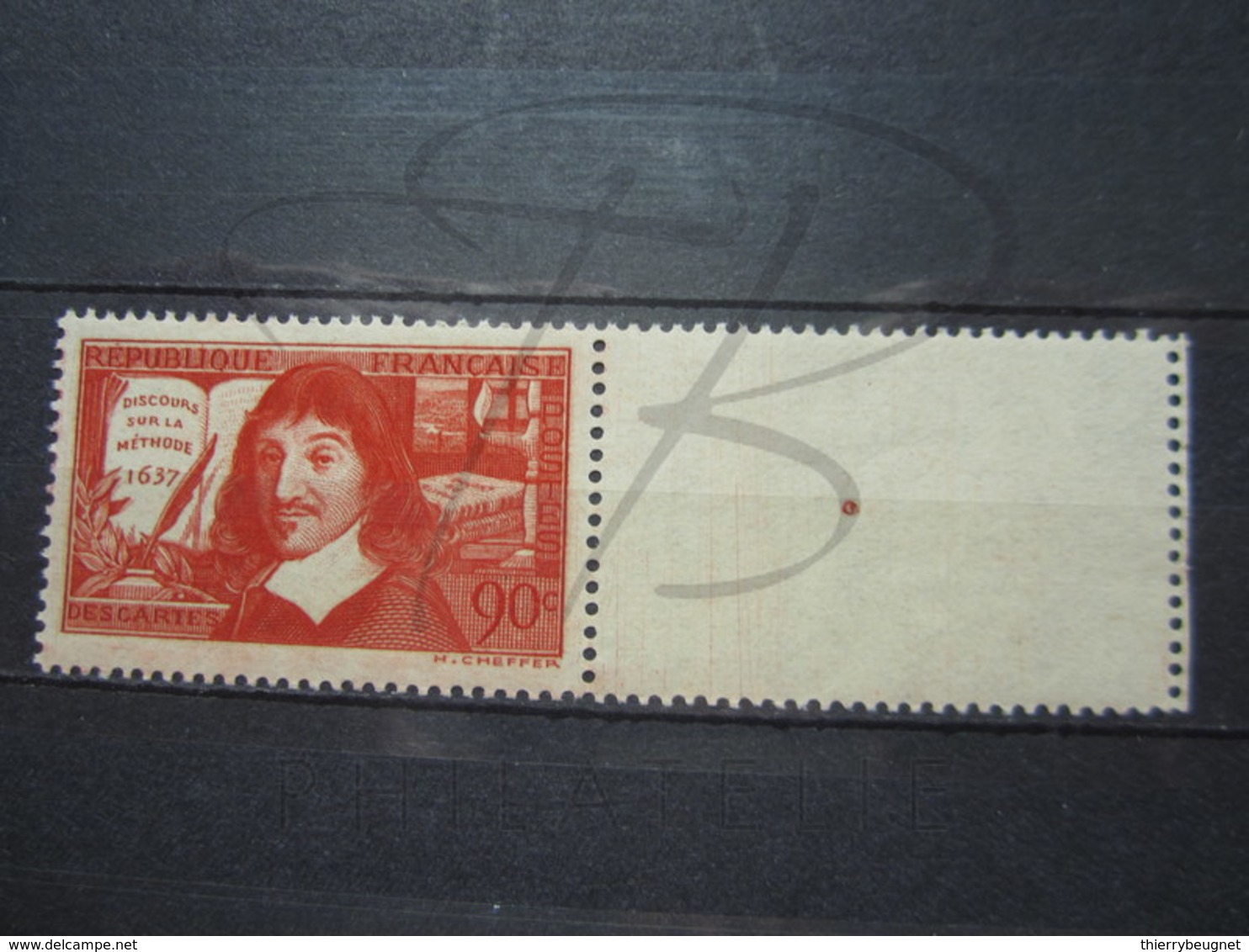 VEND BEAU TIMBRE DE FRANCE N° 341 + BDF , NEUF SANS CHARNIERE !!! - Unused Stamps