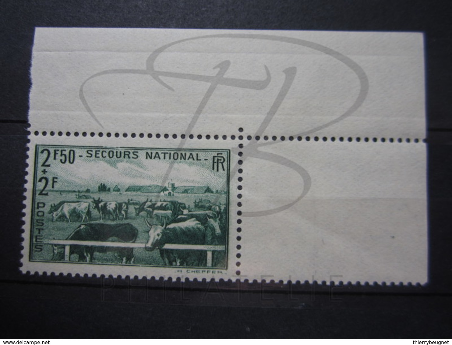 VEND BEAU TIMBRE DE FRANCE N° 469 + 2 BDF , NEUF SANS CHARNIERE !!! - Neufs