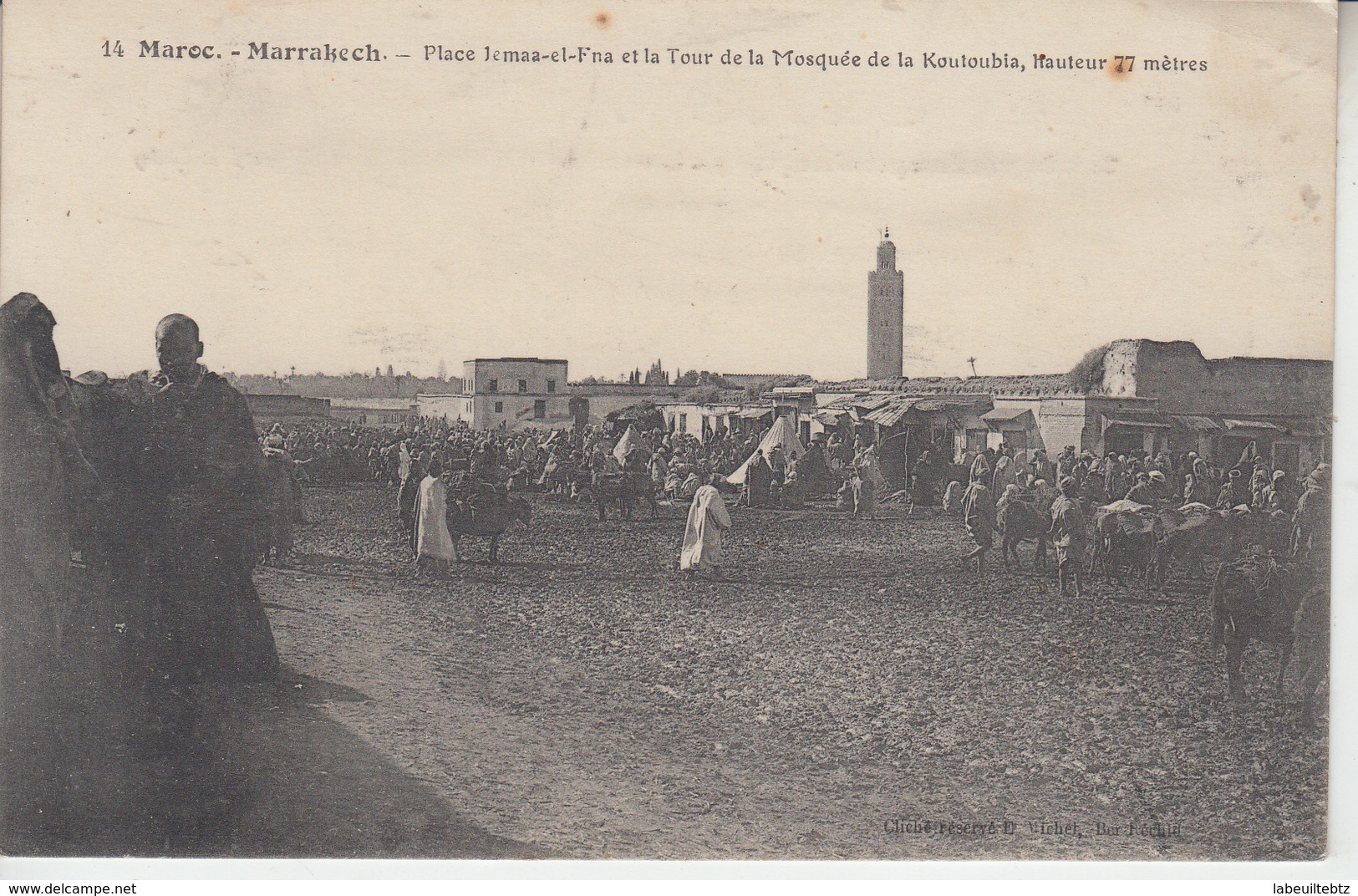 MARRAKECH - Place Jemaa El Fna - Mosquée Koutoubia  PRIX FIXE - Marrakesh