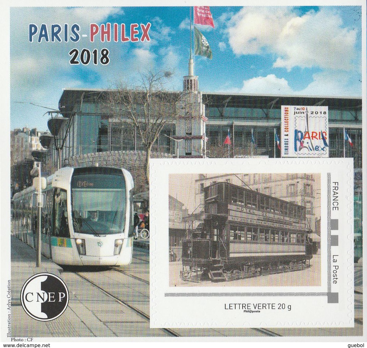 CNEP N°  78 De 2018 - Bloc Autoadhésif - Salon, Paris-Philex - CNEP