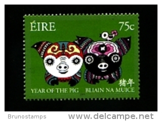 IRELAND/EIRE - 2007  YEAR OF THE PIG  MINT NH - Nuovi